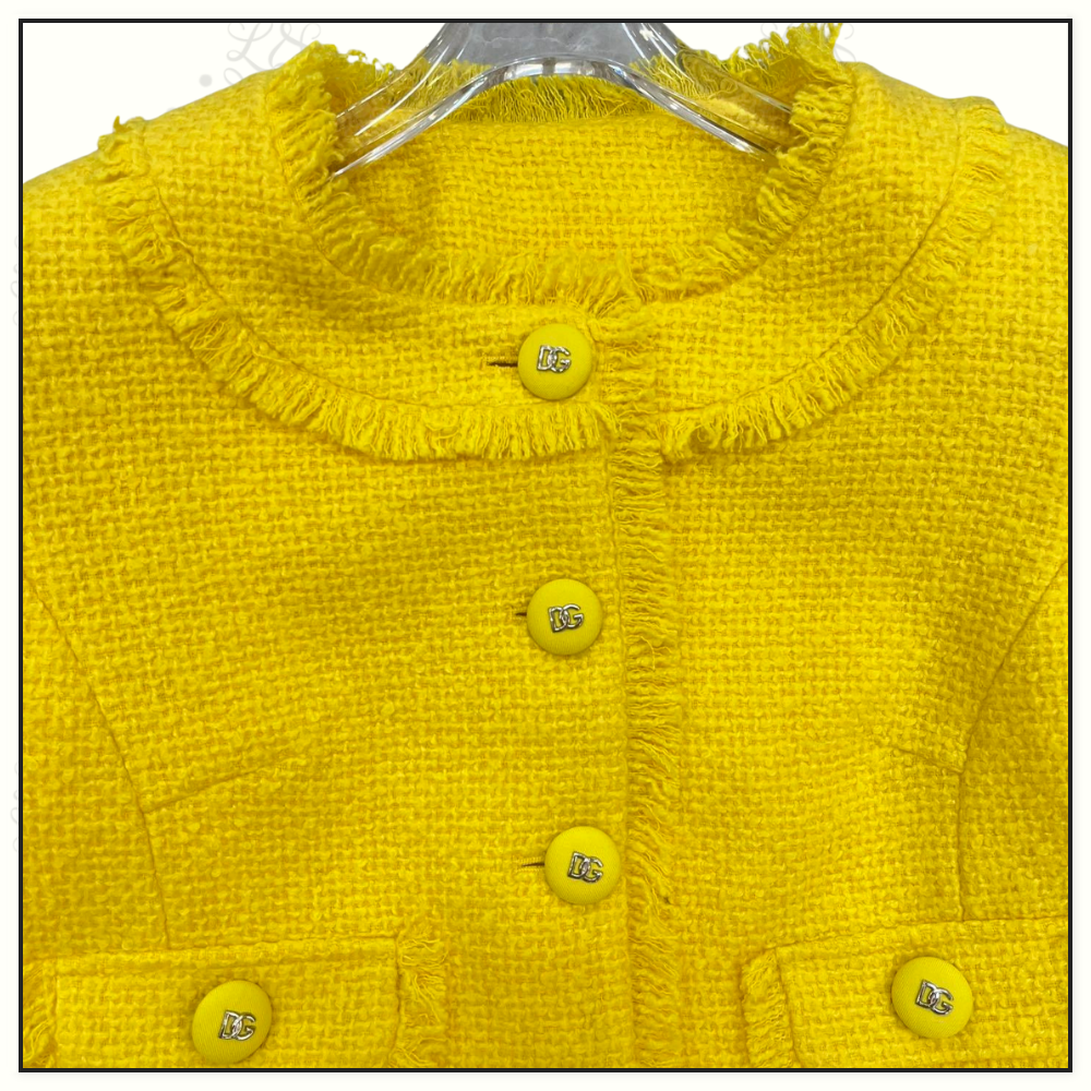 WOOL BLEND JACKET & MINI SKIRT