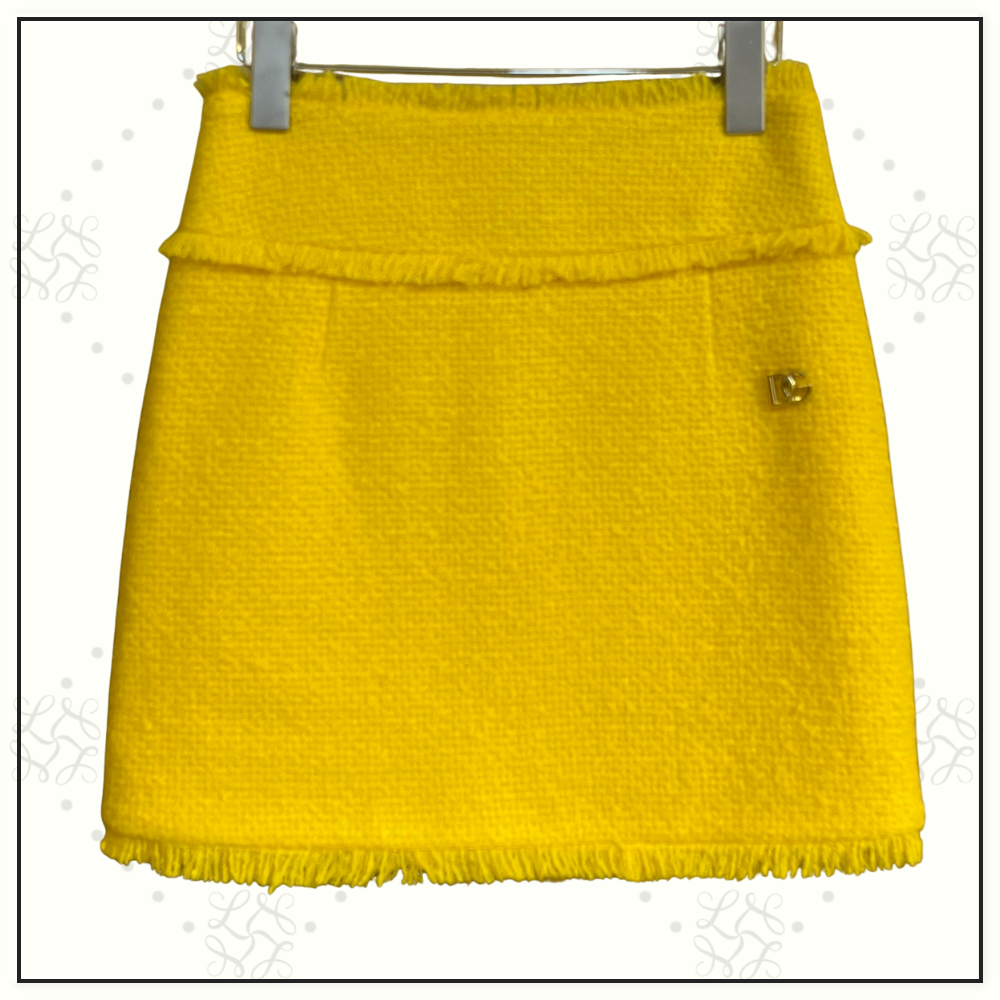 WOOL BLEND JACKET & MINI SKIRT