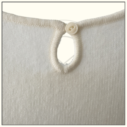 CASHMERE BLOUSE WITH LACE EMBROIDERY