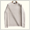 CASHMERE BLEND KNIT SWEATER