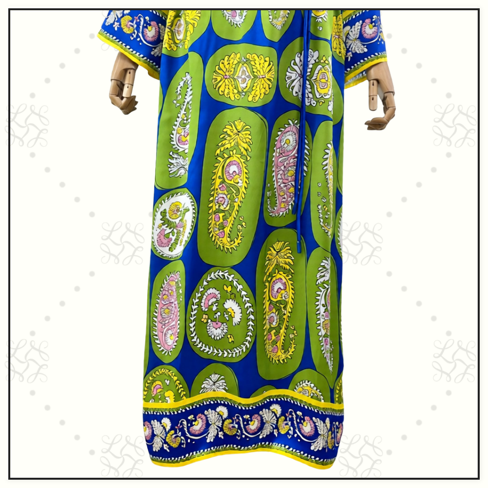 GINA SILK MIDI DRESS