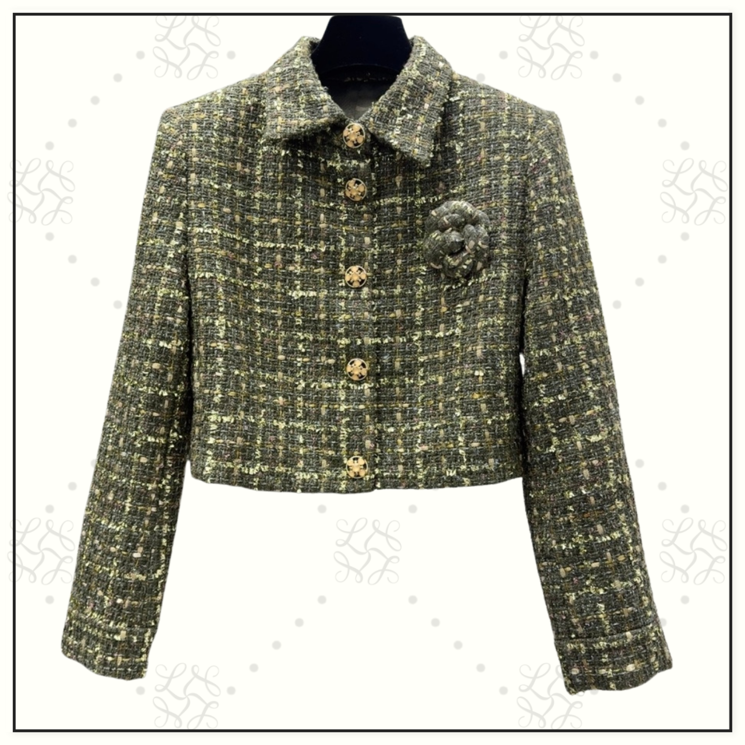 TWEED JACKET & MIDI SKIRT