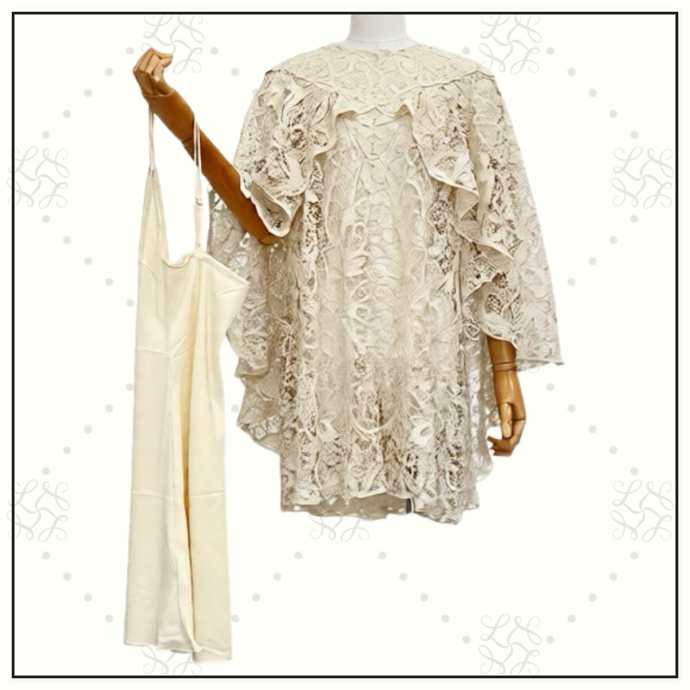 MEMENTO BIRD LACE MINI DRESS