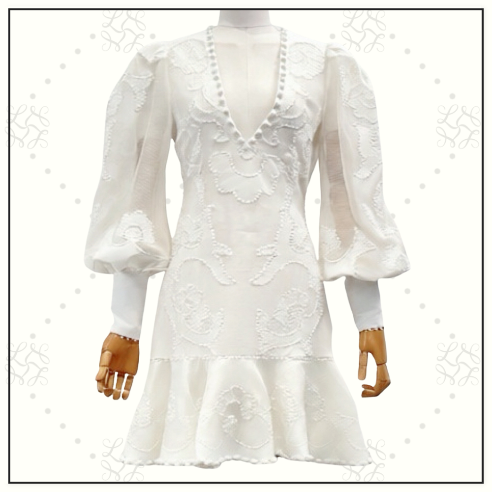 RADIATE APPLIQUÉ FLIP MINI DRESS