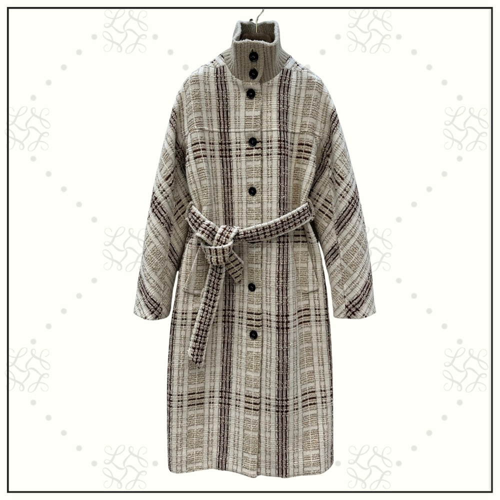 VIRGIN WOOL CASHMERE SILK SYD COAT