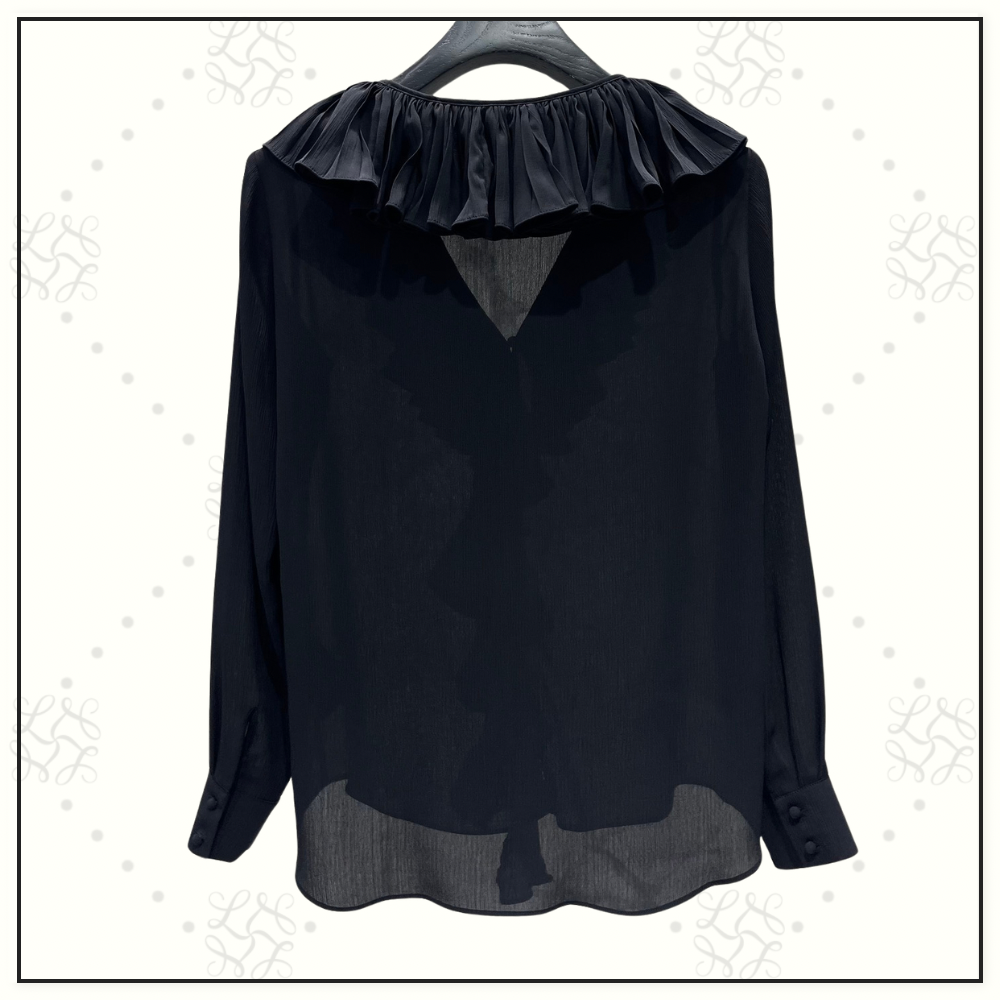 RUFFLE COLLAR SHIRT