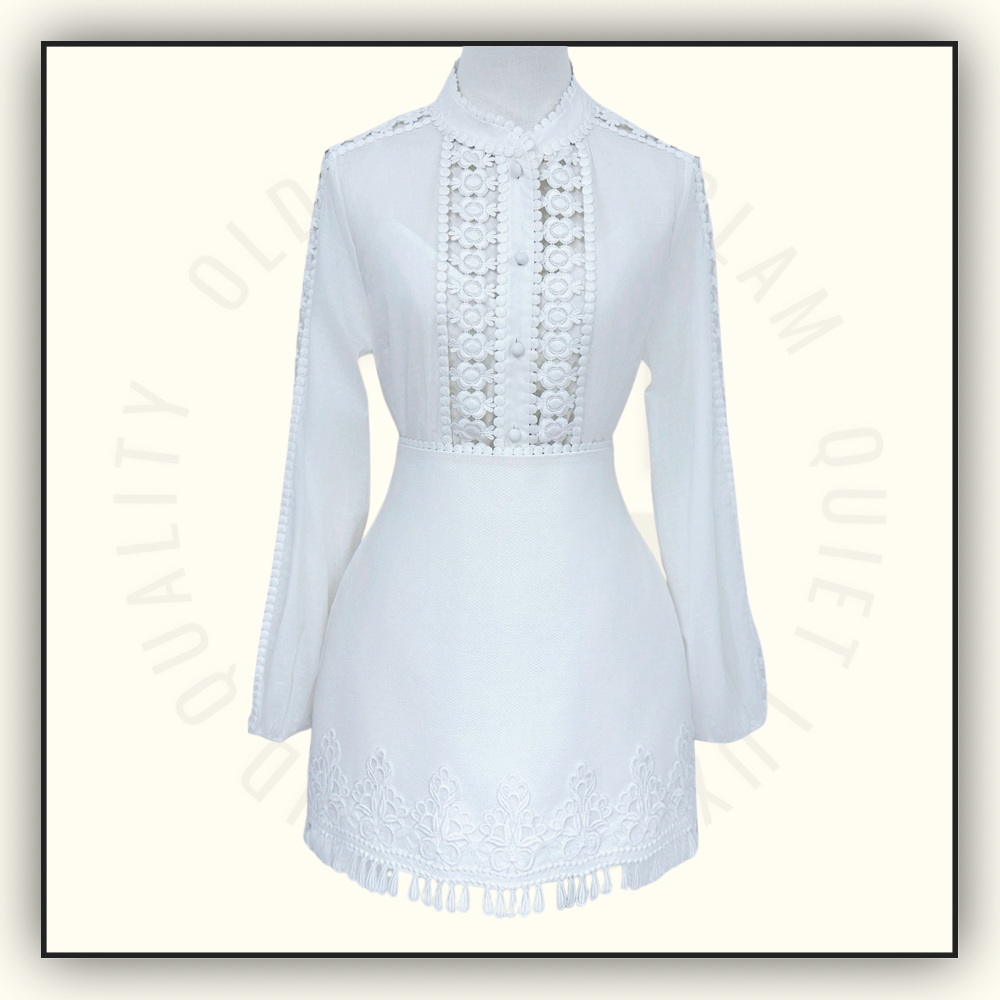 STARDUST TRIM SHIRT & MINI SKIRT