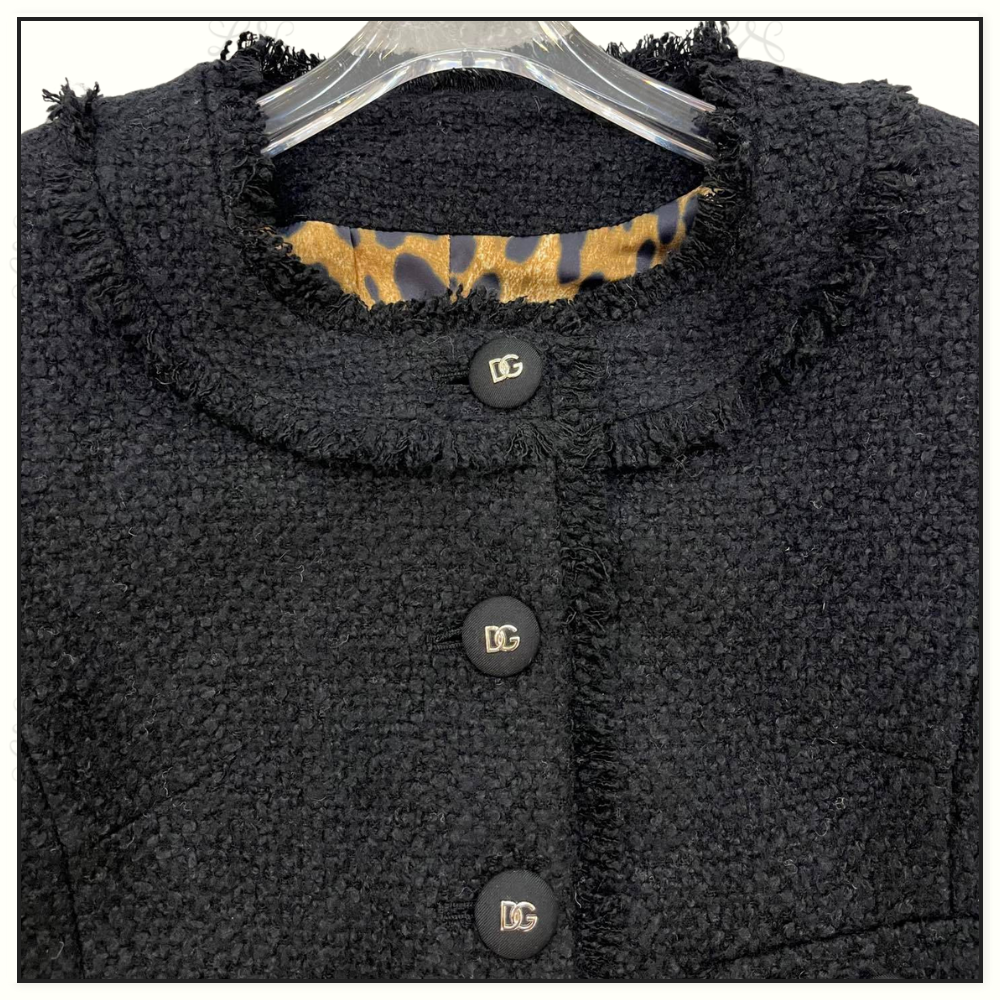 WOOL BLEND JACKET & MINI SKIRT