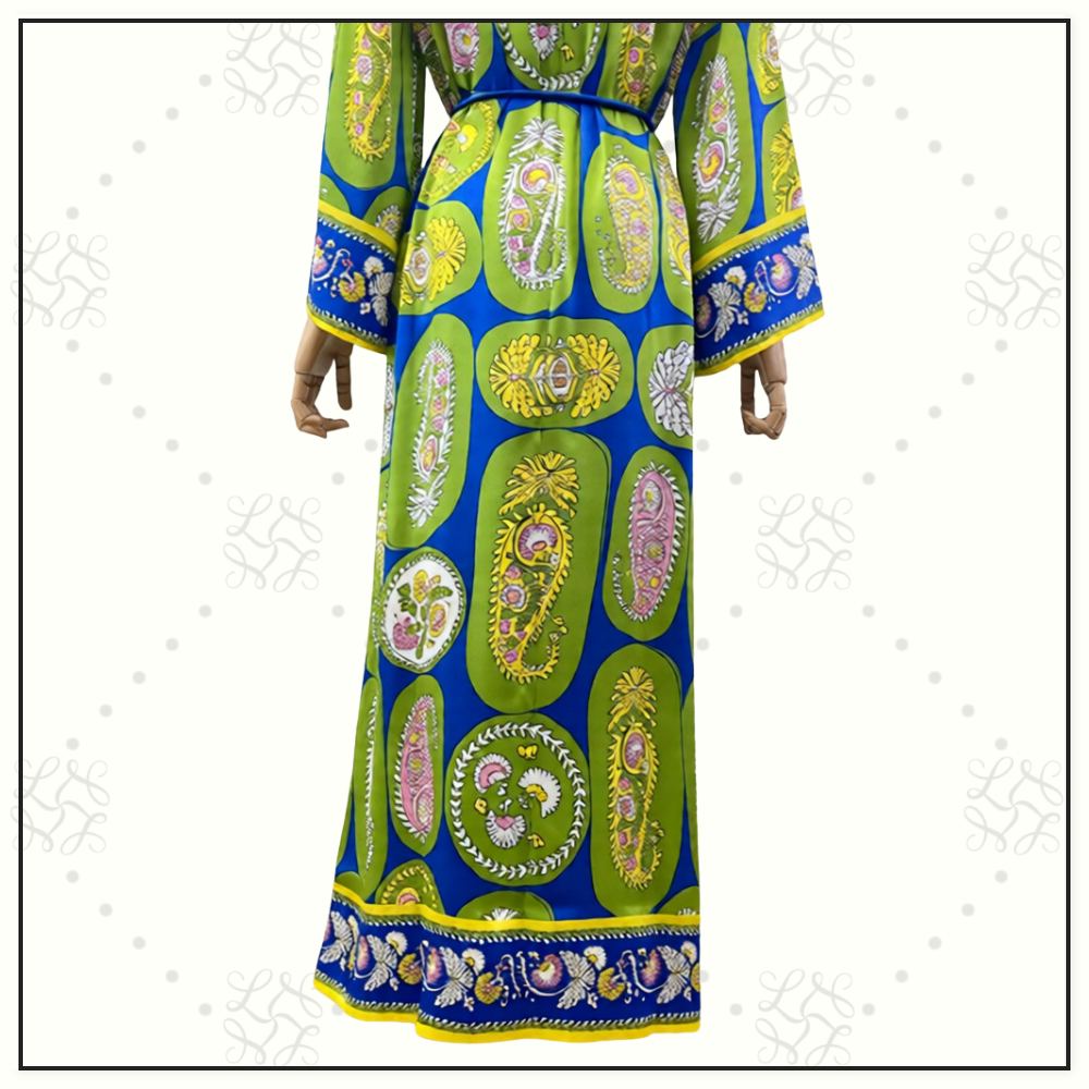 GINA SILK MIDI DRESS