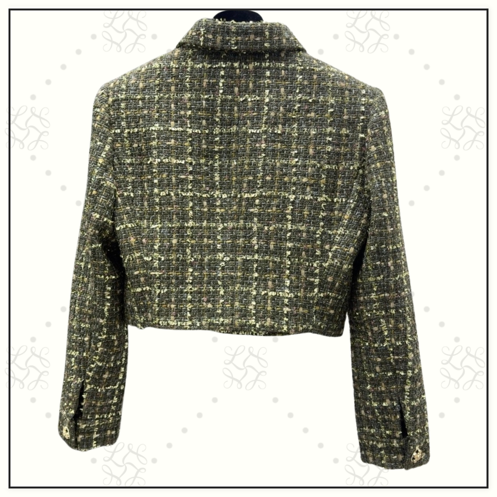 TWEED JACKET & MIDI SKIRT