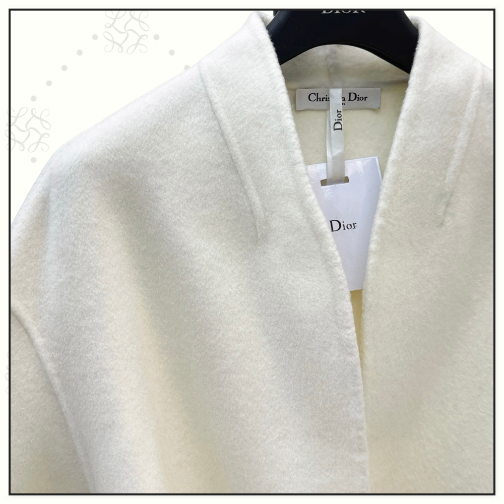 VIRGIN WOOL & SILK BELTED JACKET