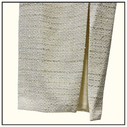 BOUCLE KNIT CROPPED JACKET & MIDI SKIRT