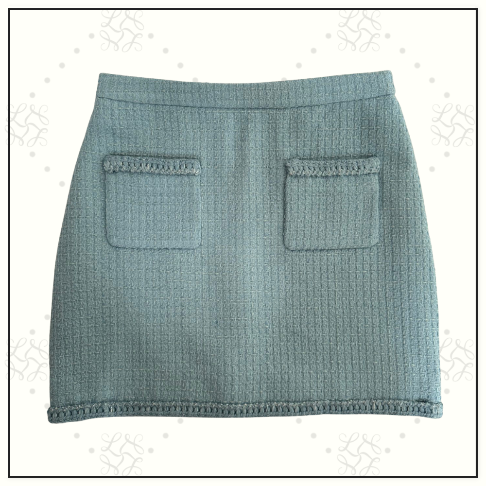 TWEED JACKET & MINI SKIRT