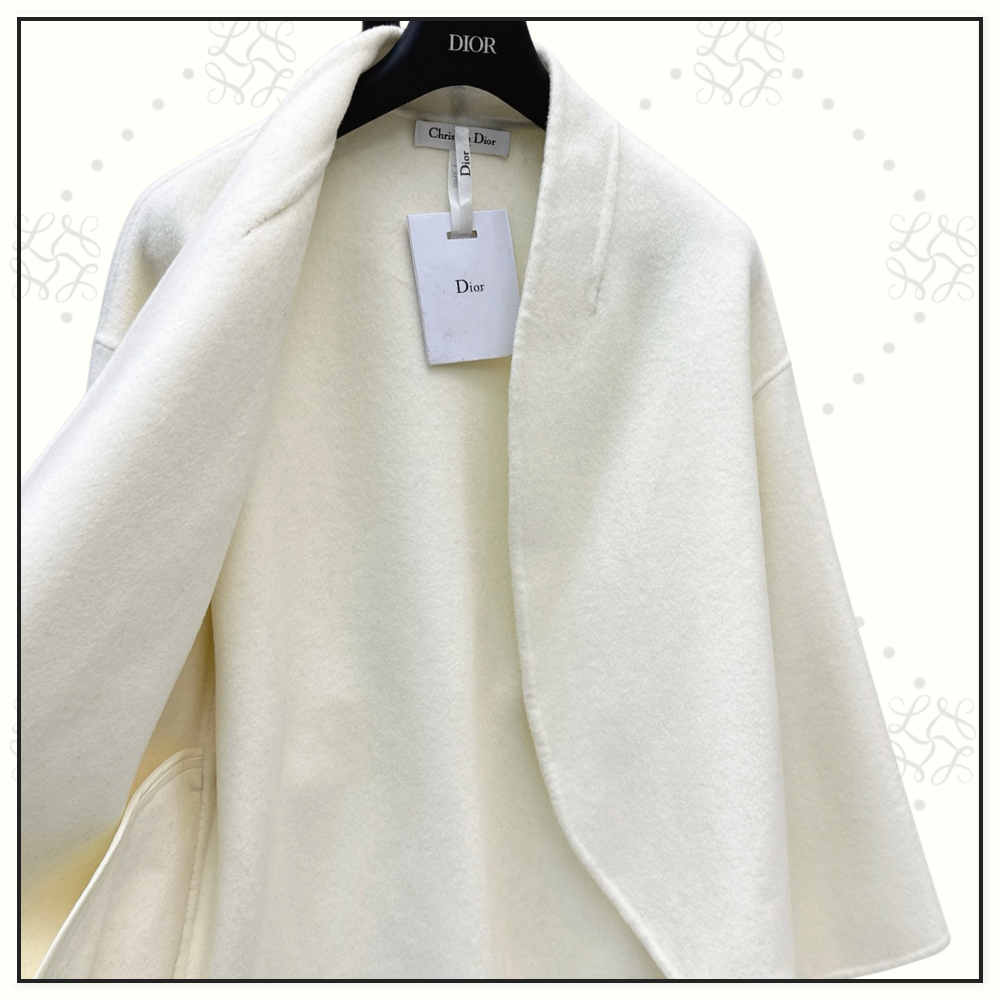 VIRGIN WOOL & SILK BELTED JACKET