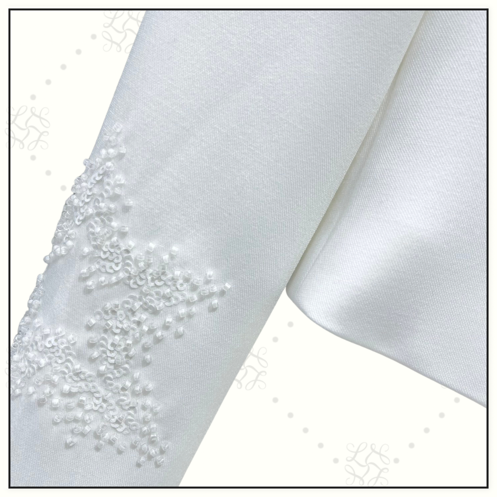 SEQUIN STAR EMBELLISHMENTS CROPPED BLAZER & SHORT