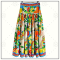 FLORAL PRINT MAXI SKIRT