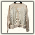 SILK KNIT SLEEVE CARDIGAN