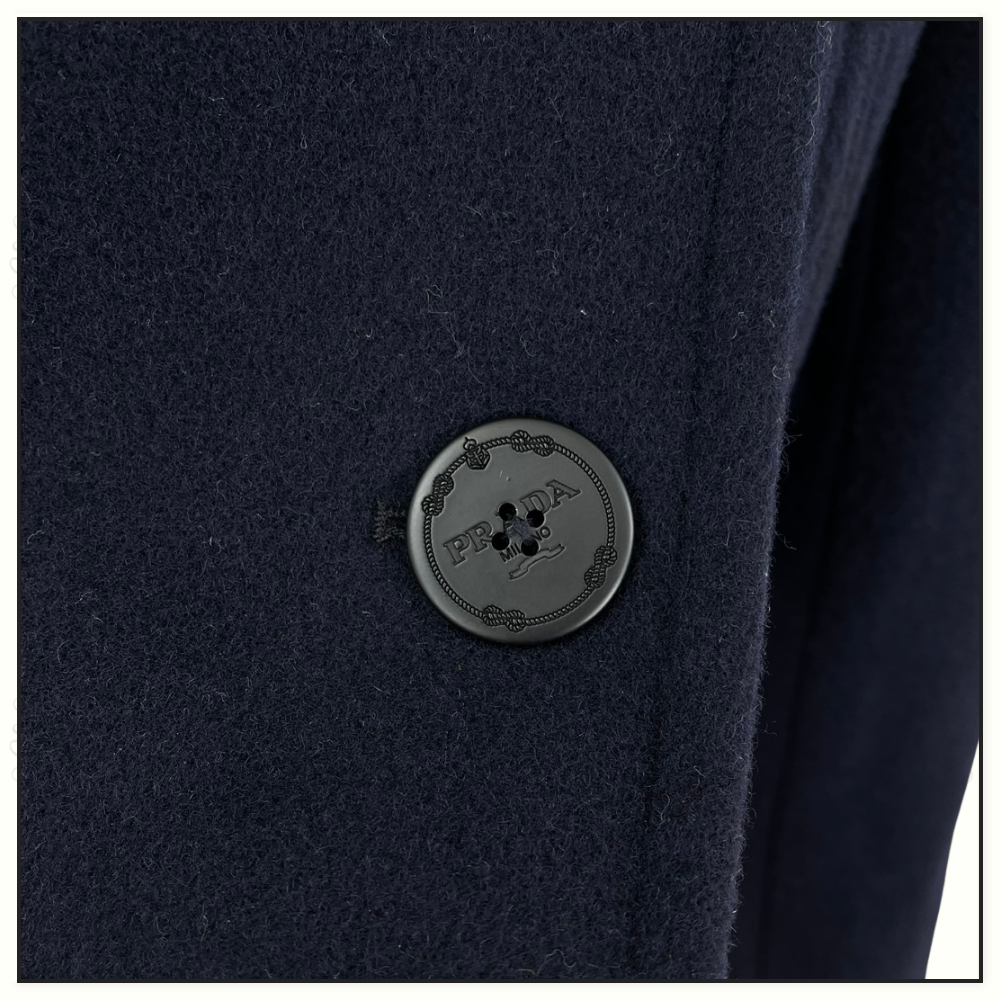 CROPPED WOOL PEACOAT