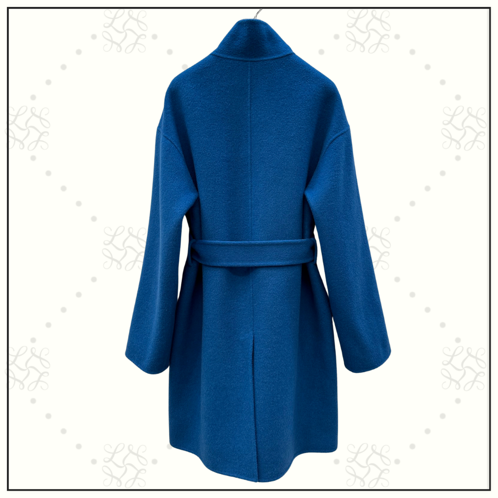 CASHMERE ZIP FRONT COAT