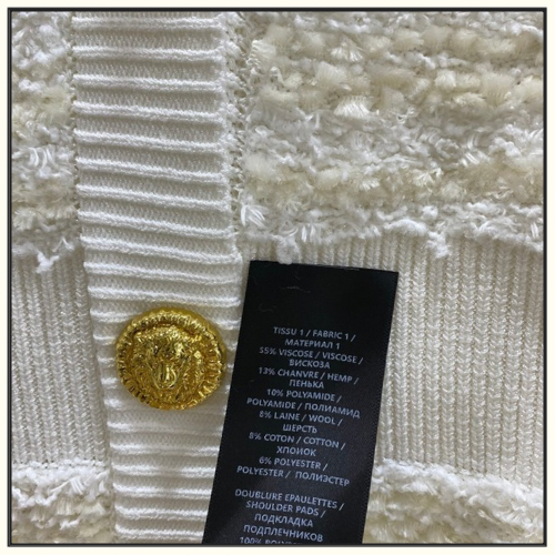 BUTTON EMBELLISHED TWEED MINI DRESS