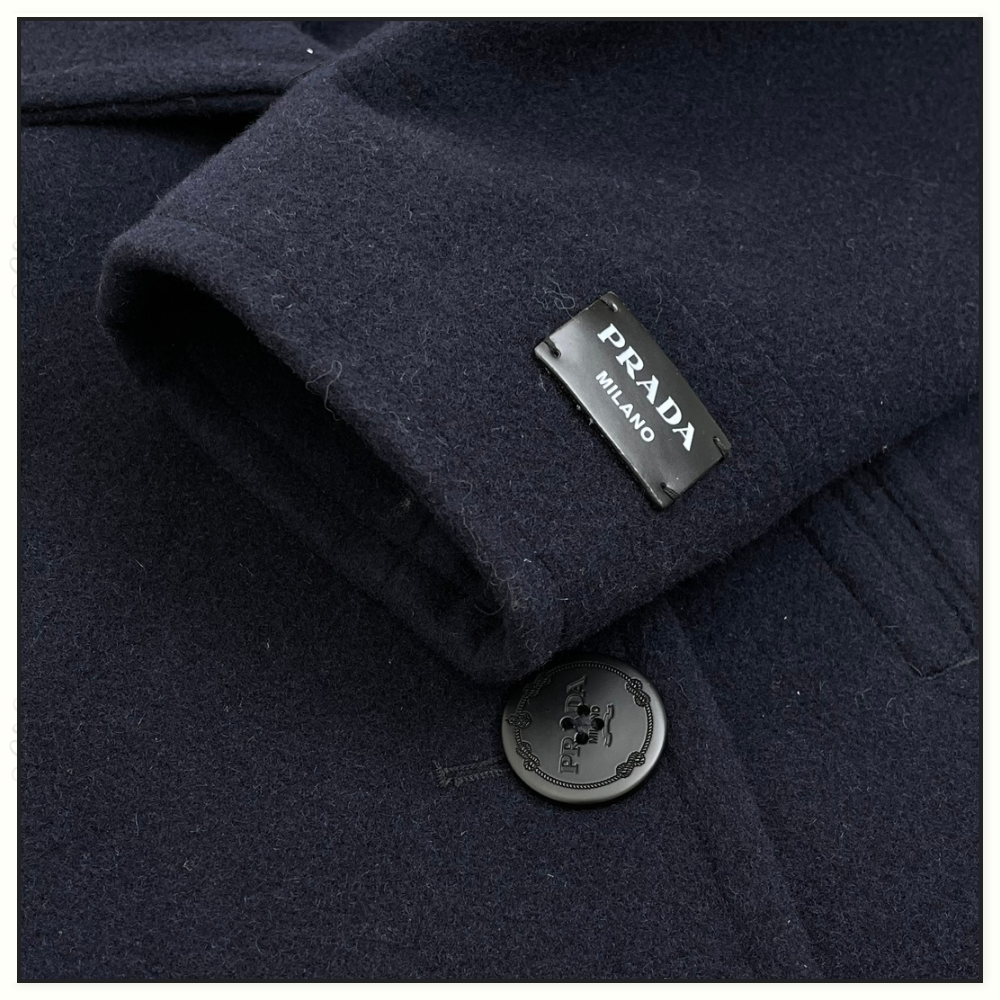 CROPPED WOOL PEACOAT