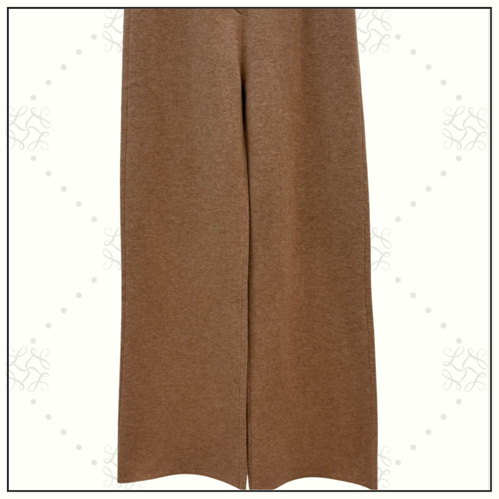 CASHMERE WIDE LEG PANTS