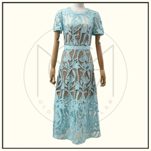 LACE MIDI DRESS