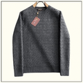 CASHMERE BLEND KNIT SWEATER