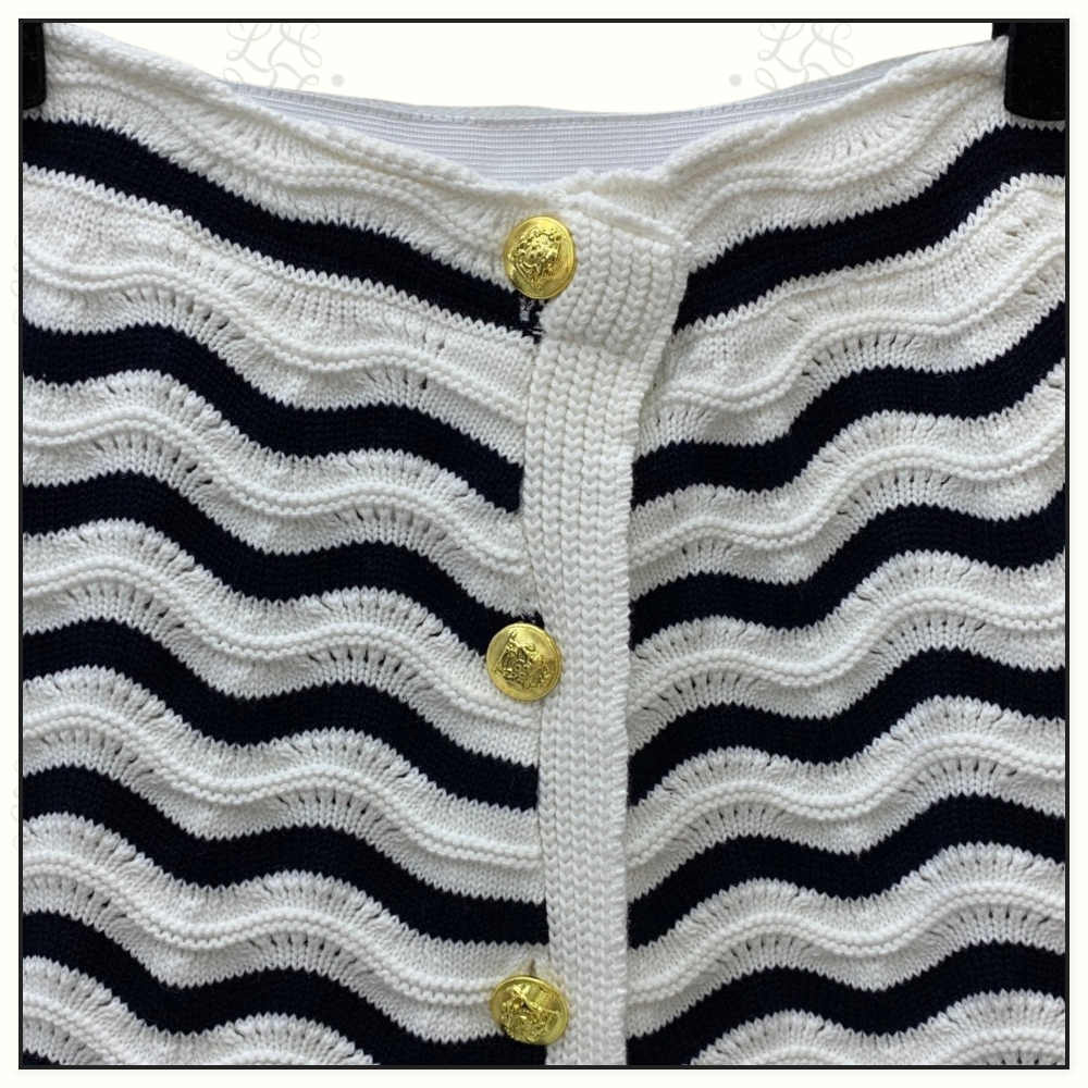 CROCHET CARDIGAN & MINI SKIRT