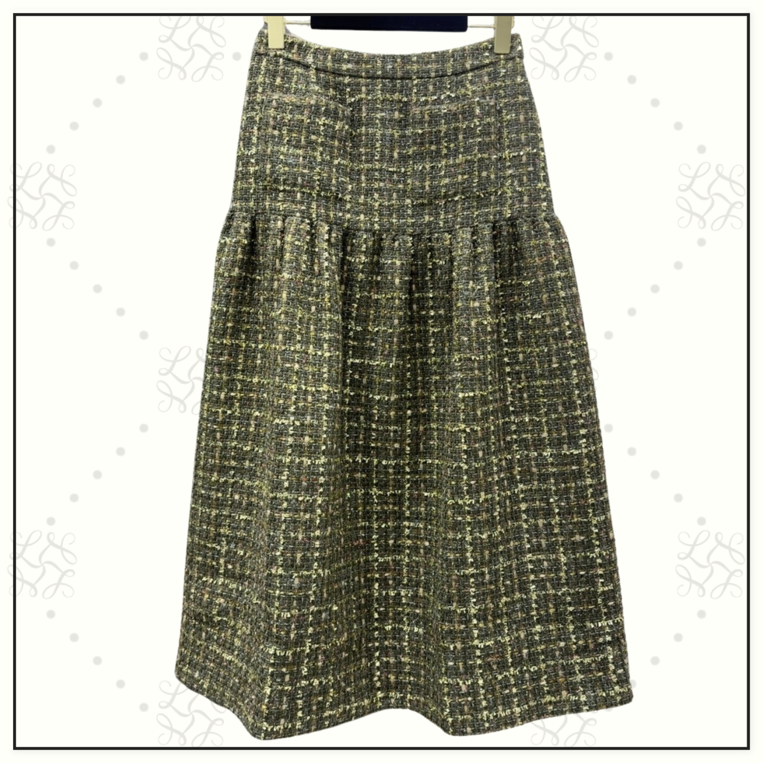 TWEED JACKET & MIDI SKIRT