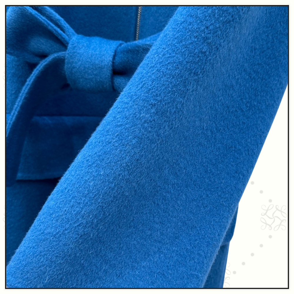 CASHMERE ZIP FRONT COAT