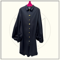 BALLOON SLEEVE SHIRT DRESS