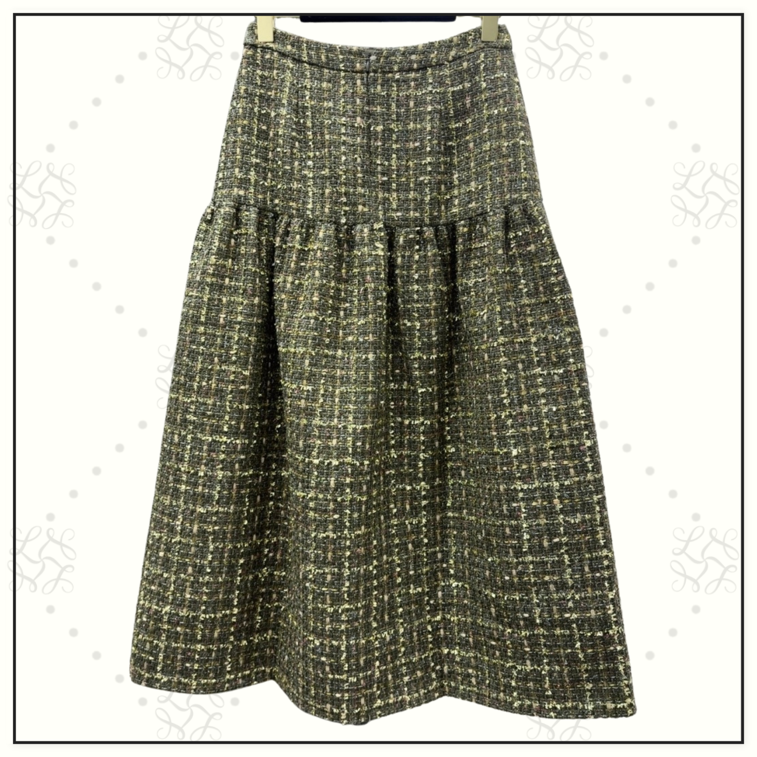 TWEED JACKET & MIDI SKIRT