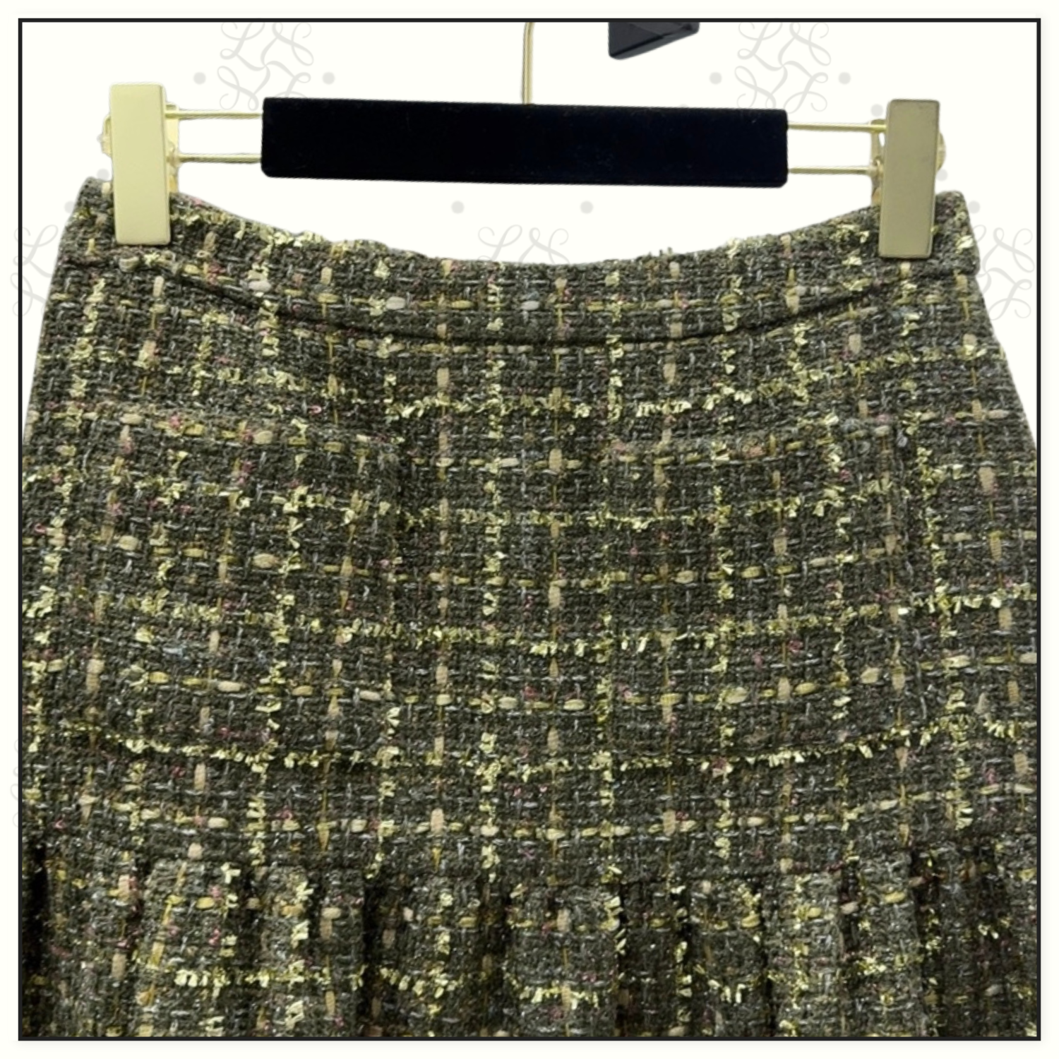 TWEED JACKET & MIDI SKIRT