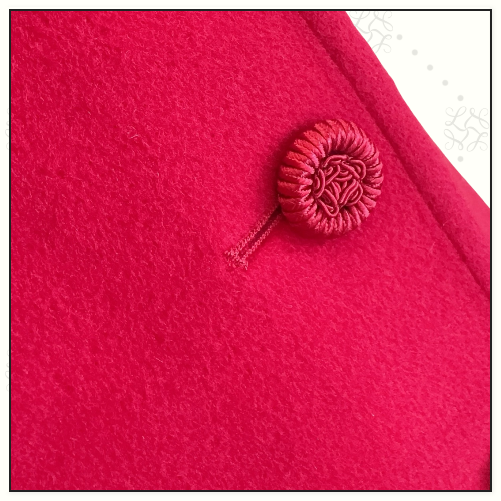 WOOL CASHMERE COAT WITH MANDARIN COLLAR