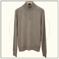 CASHMERE HALF ZIP SWEATER