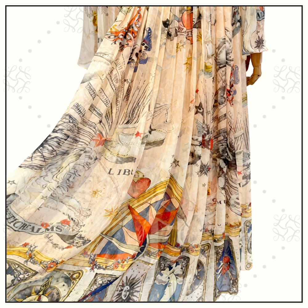 HARDWARE DETAIL LONG SLEEVE DRESS