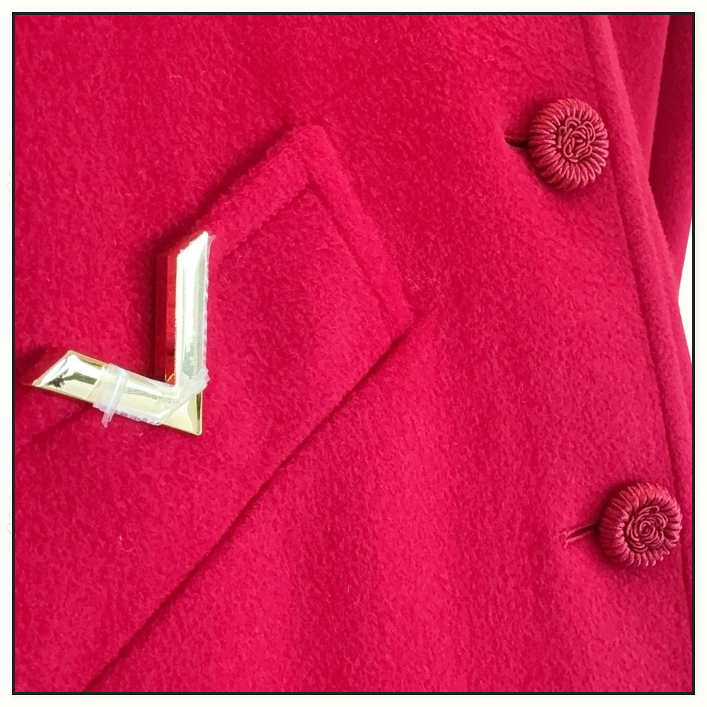 WOOL CASHMERE COAT WITH MANDARIN COLLAR