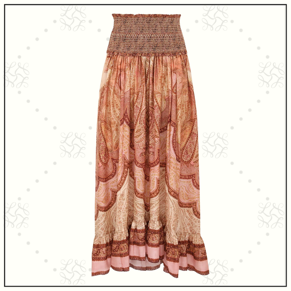 WANDERLUST FRILL BLOUSE & MAXI SKIRT