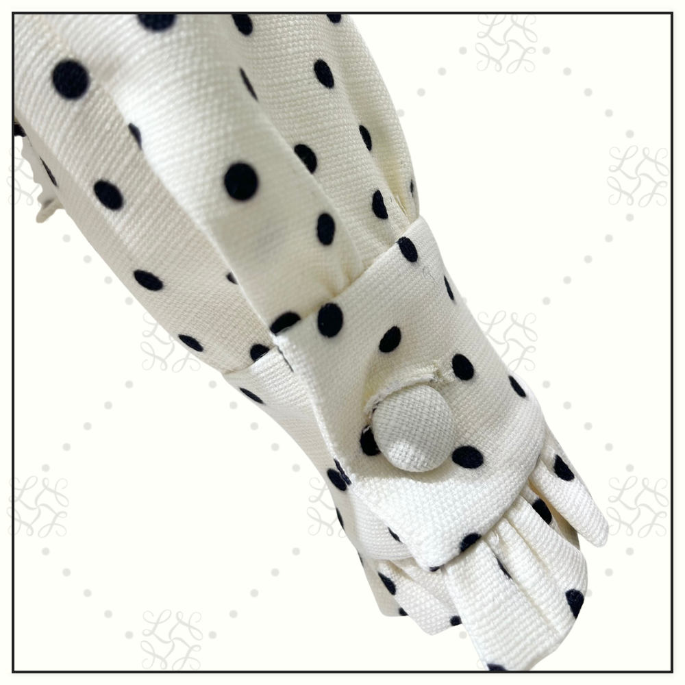 POLKA DOT PRINT JACKET & SHORT