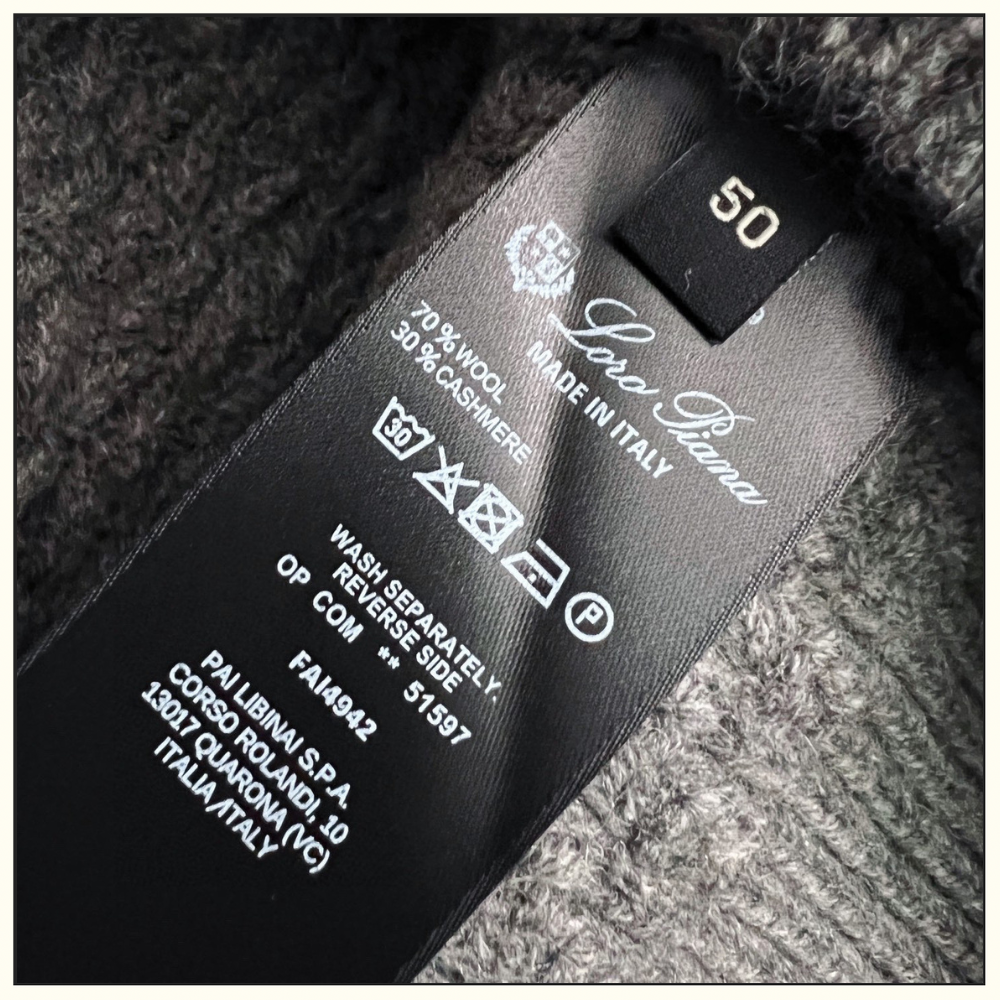 CASHMERE BLEND KNIT SWEATER