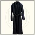 WOOL COLLARLESS COAT