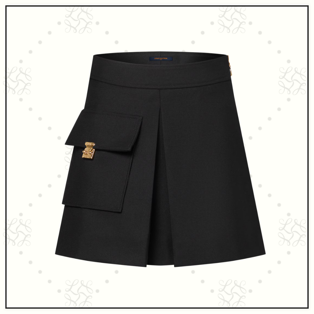 S LOCK ZIP JACKET & MINI SKIRT