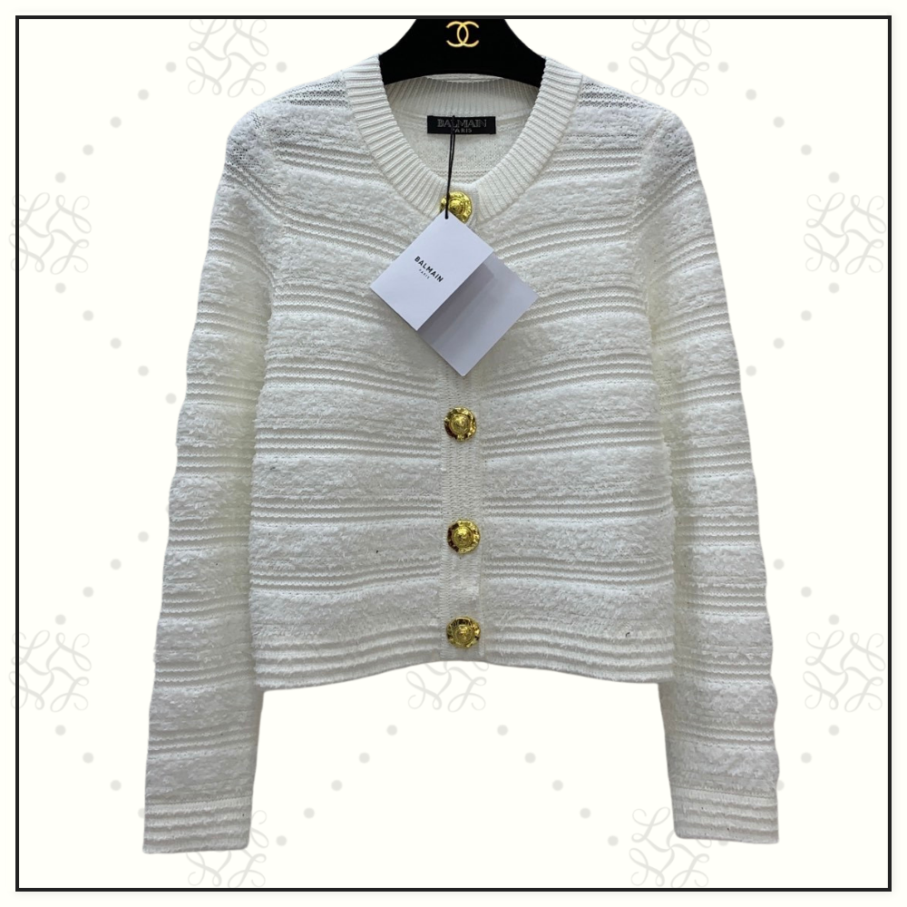 STRIPE KNIT CARDIGAN