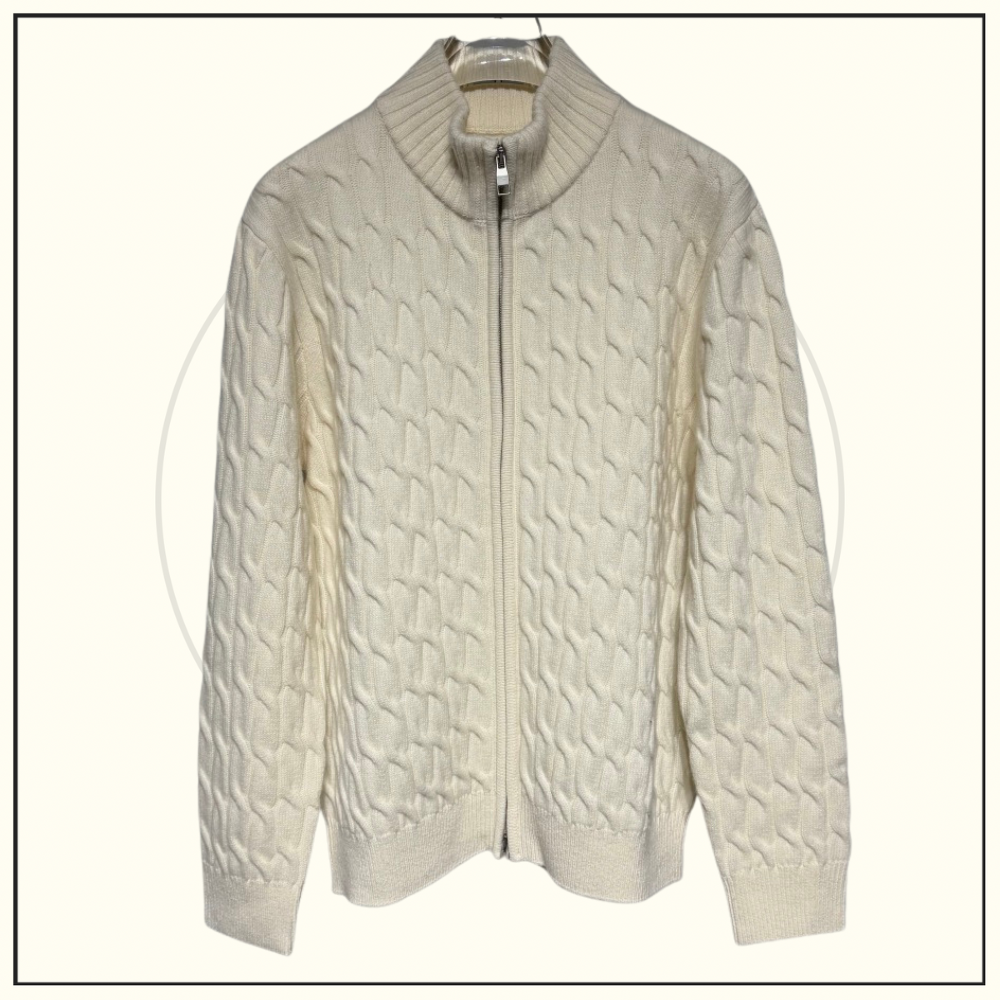 WOOL KNIT CARDIGAN