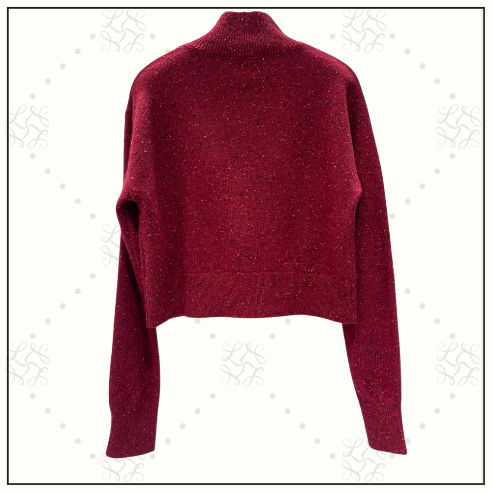 WOOL CASHMERE BLEND TURTLENECK