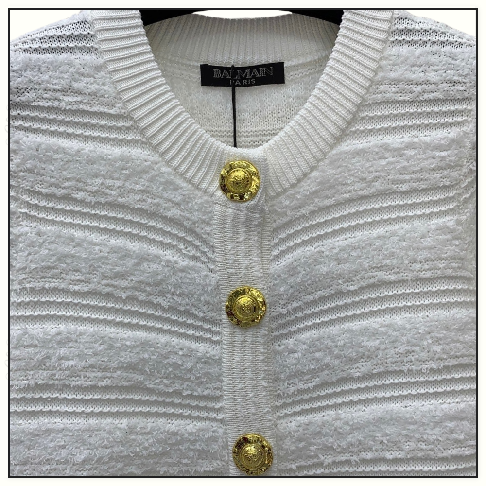 STRIPE KNIT CARDIGAN