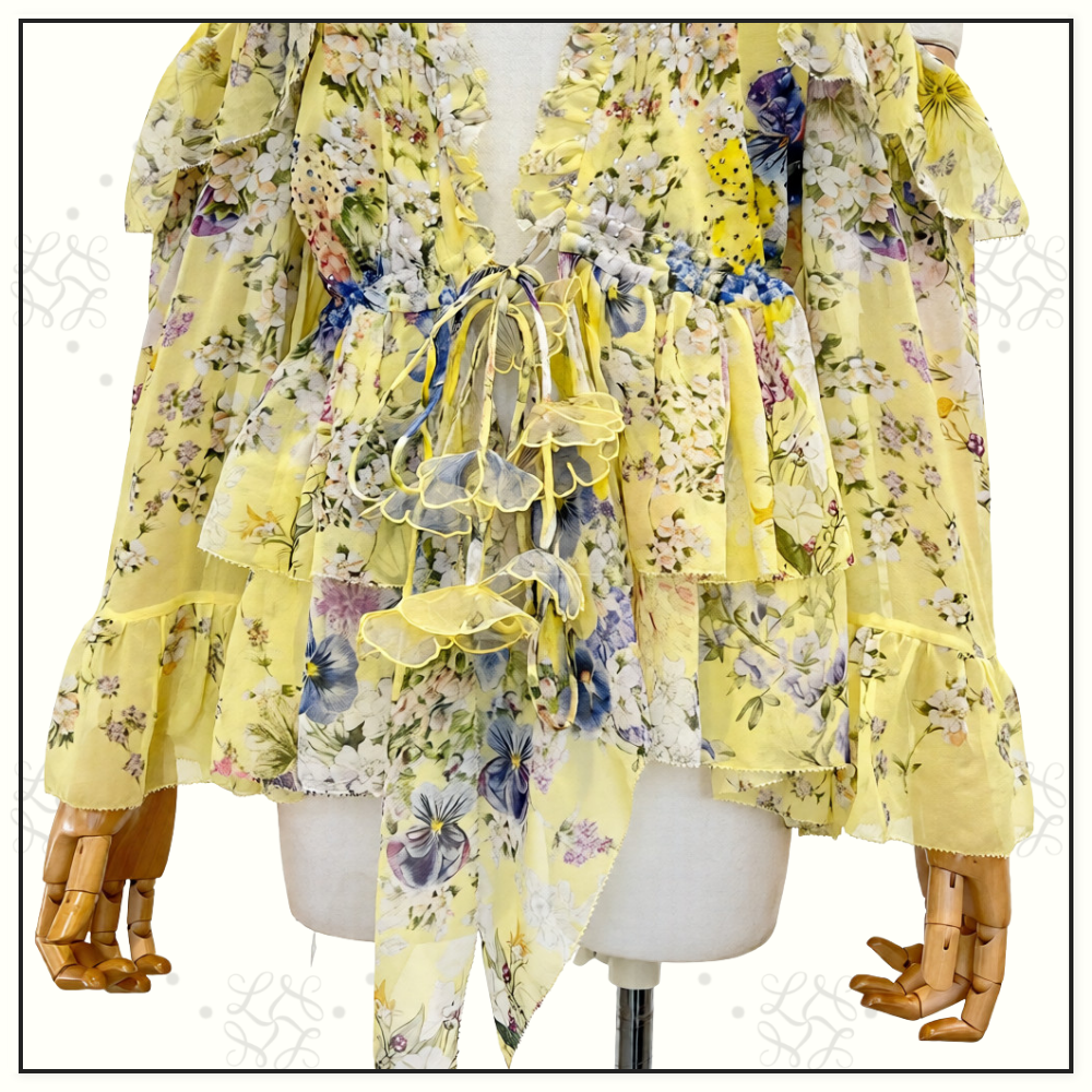 COLD SHOULDER RUFFLE TOP & CORSET SHORT