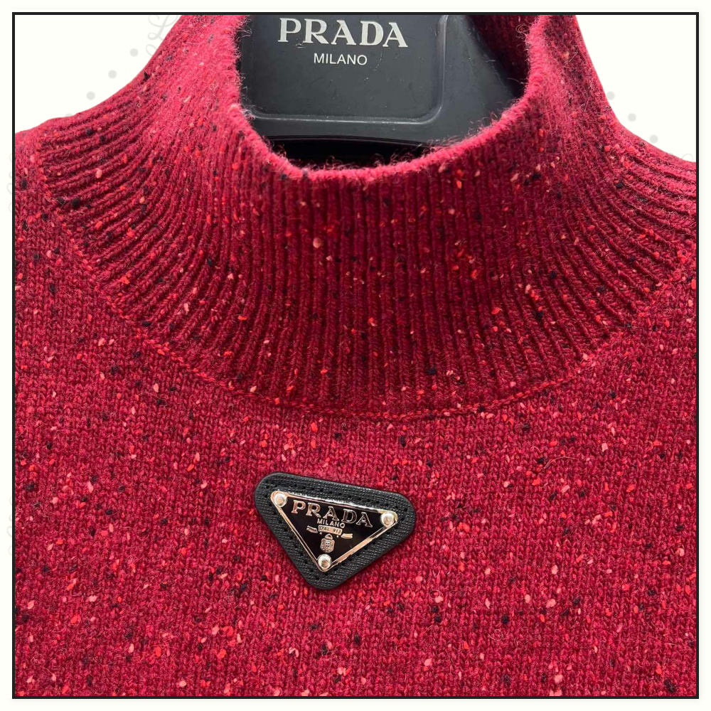 WOOL CASHMERE BLEND TURTLENECK