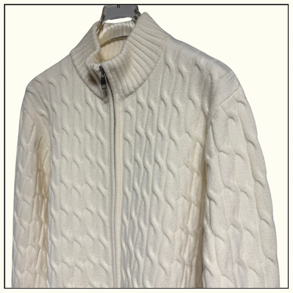 WOOL KNIT CARDIGAN